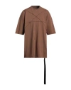 Rick Owens Drkshdw Drkshdw By Rick Owens Man Sweatshirt Brown Size M Cotton