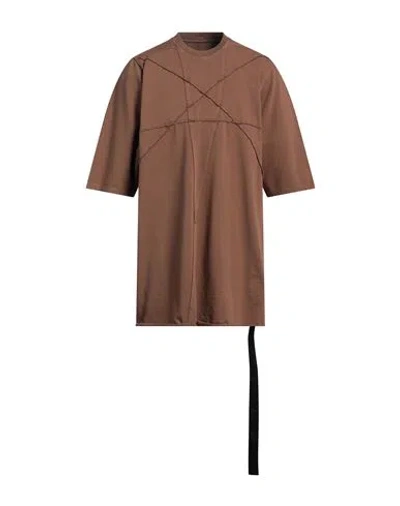 Rick Owens Drkshdw Drkshdw By Rick Owens Man Sweatshirt Brown Size M Cotton