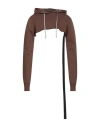 Rick Owens Drkshdw Drkshdw By Rick Owens Man Sweatshirt Brown Size S Cotton In Brown