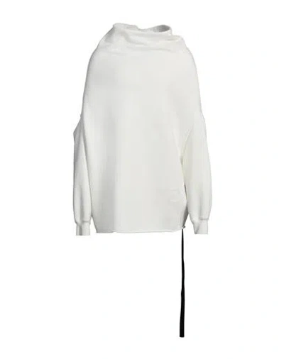 Rick Owens Drkshdw Drkshdw By Rick Owens Man Sweatshirt Ivory Size Onesize Cotton In White
