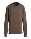 Rick Owens Drkshdw Drkshdw By Rick Owens Man Sweatshirt Khaki Size Xl Cotton In Brown