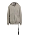 Rick Owens Drkshdw Drkshdw By Rick Owens Man Sweatshirt Light Grey Size M Cotton In Gray