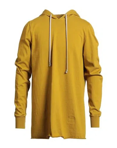 Rick Owens Drkshdw Drkshdw By Rick Owens Man Sweatshirt Marigold Size M Cotton In Yellow