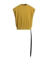 Rick Owens Drkshdw Drkshdw By Rick Owens Man Sweatshirt Mustard Size S Cotton In Green