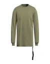 Rick Owens Drkshdw Drkshdw By Rick Owens Man Sweatshirt Sage Green Size S Cotton In Green