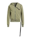 Rick Owens Drkshdw Drkshdw By Rick Owens Man Sweatshirt Sage Green Size S Cotton In Green