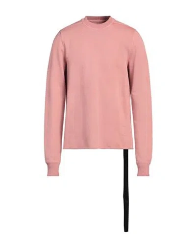 Rick Owens Drkshdw Drkshdw By Rick Owens Man Sweatshirt Salmon Pink Size L Cotton