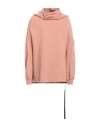 Rick Owens Drkshdw Drkshdw By Rick Owens Man Sweatshirt Salmon Pink Size Onesize Cotton In Salmon Pink