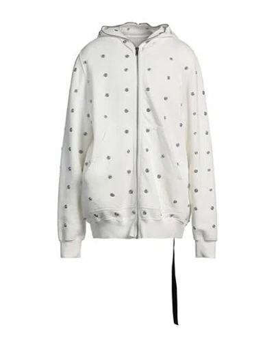 Rick Owens Drkshdw Drkshdw By Rick Owens Man Sweatshirt White Size L Cotton