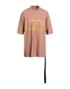 Rick Owens Drkshdw Drkshdw By Rick Owens Man T-shirt Antique Rose Size Xl Cotton In Pink