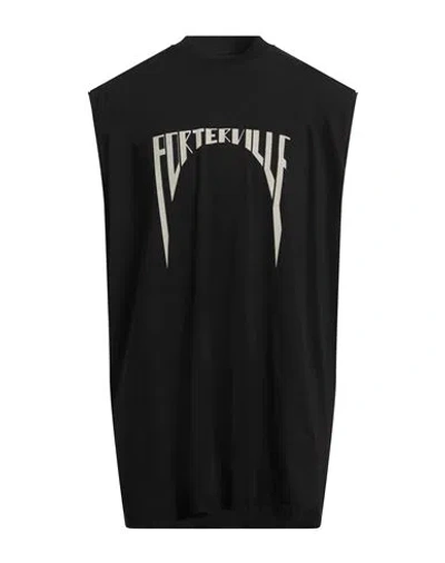 Rick Owens Drkshdw Drkshdw By Rick Owens Man T-shirt Black Size S Cotton