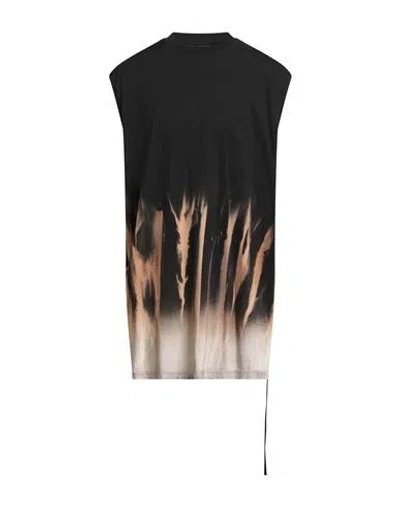 RICK OWENS DRKSHDW DRKSHDW BY RICK OWENS MAN T-SHIRT BLACK SIZE S COTTON