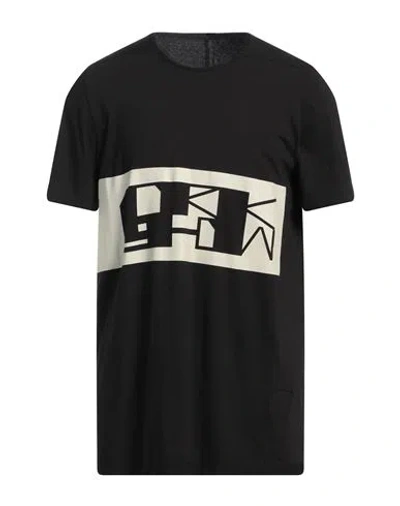 Rick Owens Drkshdw Drkshdw By Rick Owens Man T-shirt Black Size Xl Cotton