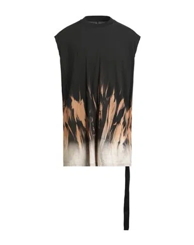 Rick Owens Drkshdw Drkshdw By Rick Owens Man T-shirt Black Size Xl Cotton