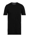 Rick Owens Drkshdw Drkshdw By Rick Owens Oversized Cotton T-shirt With Geometric Design And Relaxed Fit In Black