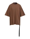 Rick Owens Drkshdw Drkshdw By Rick Owens Man T-shirt Khaki Size Onesize Cotton