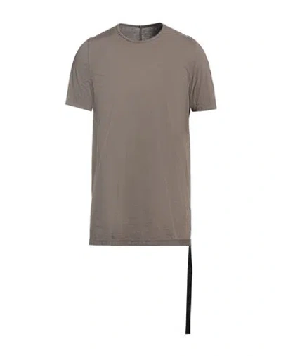 RICK OWENS DRKSHDW DRKSHDW BY RICK OWENS MAN T-SHIRT TAUPE SIZE S COTTON