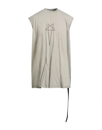 Rick Owens Drkshdw Drkshdw By Rick Owens Man T-shirt Grey Size S Cotton In Gray