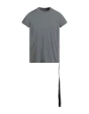 Rick Owens Drkshdw Drkshdw By Rick Owens Man T-shirt Grey Size S Cotton In Gray