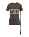 Rick Owens Drkshdw Drkshdw By Rick Owens Man T-shirt Khaki Size M Cotton In Beige