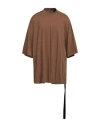 Rick Owens Drkshdw Drkshdw By Rick Owens Man T-shirt Khaki Size Onesize Cotton In Brown
