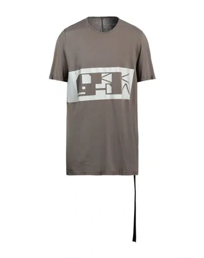 Rick Owens Drkshdw Drkshdw By Rick Owens Man T-shirt Khaki Size L Cotton In Beige