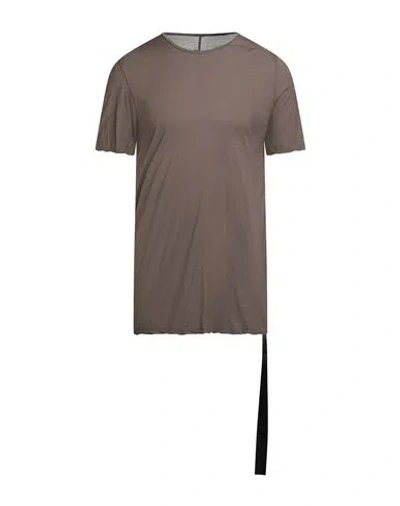 Rick Owens Drkshdw Drkshdw By Rick Owens Man T-shirt Khaki Size Xs Cotton In Sand