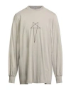 Rick Owens Drkshdw Oversized Long Sleeve T-shirt Pentagram In Multi
