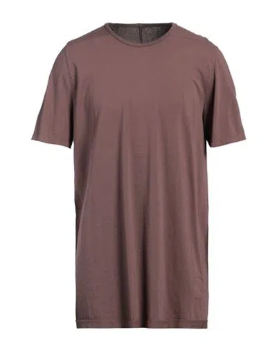 Rick Owens Drkshdw Drkshdw By Rick Owens Man T-shirt Mauve Size M Cotton In Purple