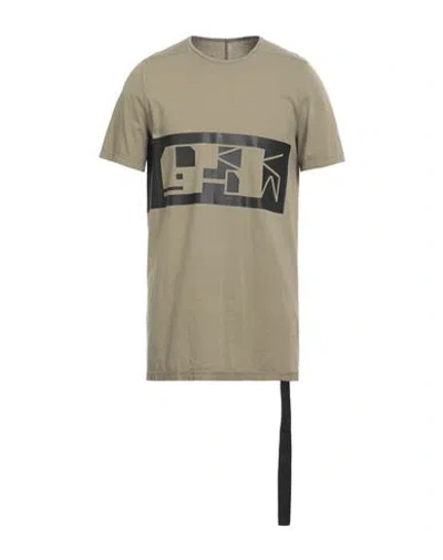 Rick Owens Drkshdw Drkshdw By Rick Owens Man T-shirt Military Green Size M Cotton In Green