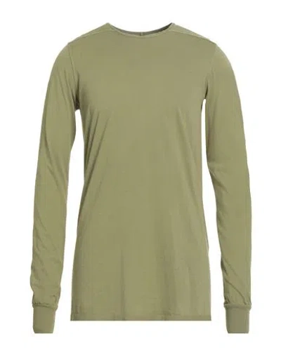 Rick Owens Drkshdw Drkshdw By Rick Owens Man T-shirt Military Green Size S Cotton