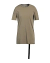 Rick Owens Drkshdw Drkshdw By Rick Owens Man T-shirt Military Green Size S Cotton
