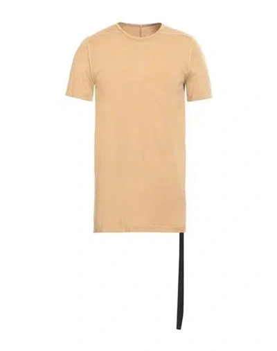 Rick Owens Drkshdw Drkshdw By Rick Owens Man T-shirt Mustard Size Xxl Cotton In Yellow