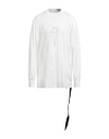 Rick Owens Drkshdw Drkshdw By Rick Owens Man T-shirt Off White Size S Cotton