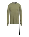 Rick Owens Drkshdw Drkshdw By Rick Owens Man T-shirt Sage Green Size S Cotton