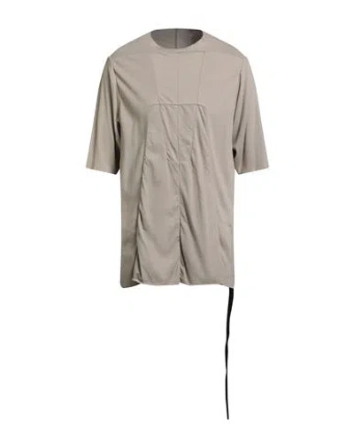 Rick Owens Drkshdw Drkshdw By Rick Owens Man T-shirt Taupe Size S Cotton In Gray