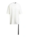 Rick Owens Drkshdw Drkshdw By Rick Owens Man T-shirt White Size L Cotton In White