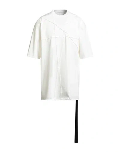 Rick Owens Drkshdw Drkshdw By Rick Owens Man T-shirt White Size L Cotton