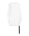 Rick Owens Drkshdw Drkshdw By Rick Owens Man T-shirt White Size L Cotton In White