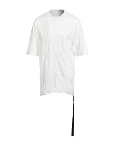 Rick Owens Drkshdw Drkshdw By Rick Owens Man T-shirt White Size S Cotton