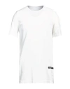 Rick Owens Drkshdw Drkshdw By Rick Owens Man T-shirt White Size S Cotton