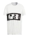 Rick Owens Drkshdw Drkshdw By Rick Owens Man T-shirt White Size Xl Cotton In White