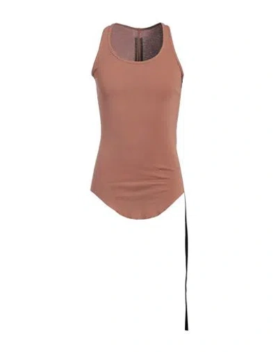 Rick Owens Drkshdw Drkshdw By Rick Owens Man Tank Top Antique Rose Size L Cotton In Pink