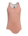 Rick Owens Drkshdw Drkshdw By Rick Owens Man Tank Top Antique Rose Size M Cotton In Pink
