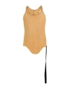 Rick Owens Drkshdw Drkshdw By Rick Owens Man Tank Top Mustard Size S Cotton In Yellow