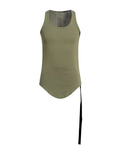 Rick Owens Drkshdw Drkshdw By Rick Owens Man Tank Top Sage Green Size S Cotton