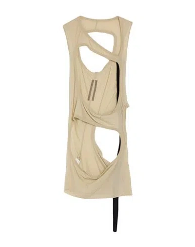 Rick Owens Drkshdw Drkshdw By Rick Owens Man Tank Top Sand Size S Cotton In Brown