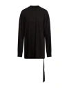 Rick Owens Drkshdw Drkshdw By Rick Owens Man T-shirt Black Size S Cotton In Black