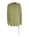 Rick Owens Drkshdw Drkshdw By Rick Owens Man T-shirt Military Green Size L Cotton
