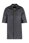 Rick Owens Drkshdw Drkshdw By Rick Owens Overshirt In Denim In Navy